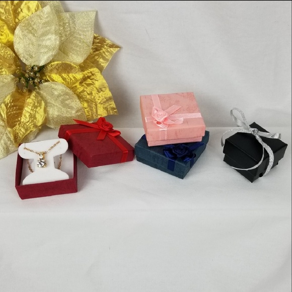 Silver Pltd CZ Lightning Bolt Necklace - Picture 6 of 6